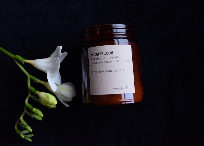 Aromatherapy Beeswax Jar Candle Triple Wick Pure Essential Etsy Canada