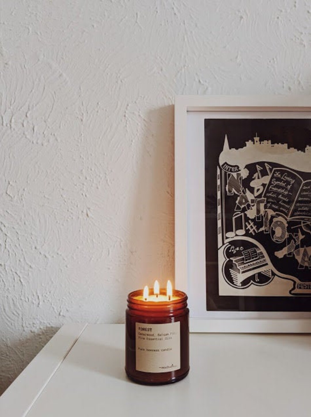 Aromatherapy Beeswax Jar Candle Triple Wick Pure Essential Etsy Canada