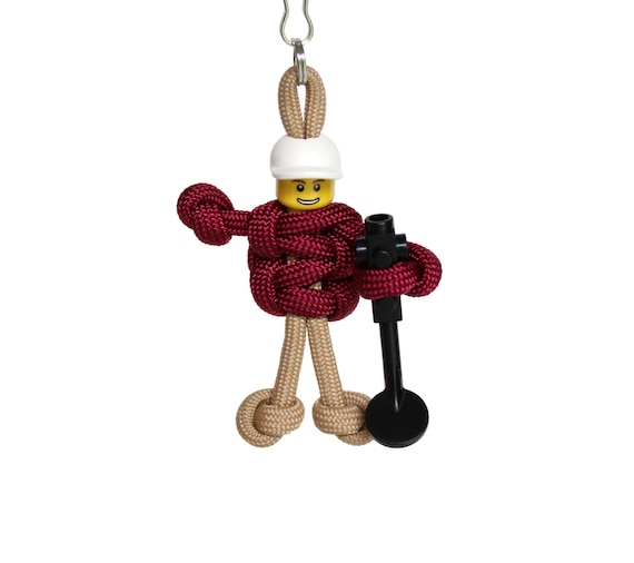 Metal Detectorist Keychain, Treasure Hunter Zipper Pull, Metal Detecting Gifts for Him, Metal Detector Bag Accessories