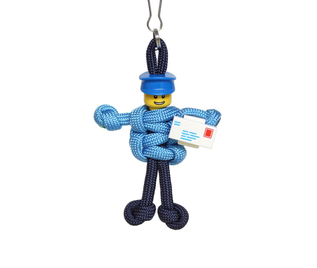 Mail Carrier, Mailman Keychain, Zipper Pull, Gifts for Mail Carrier