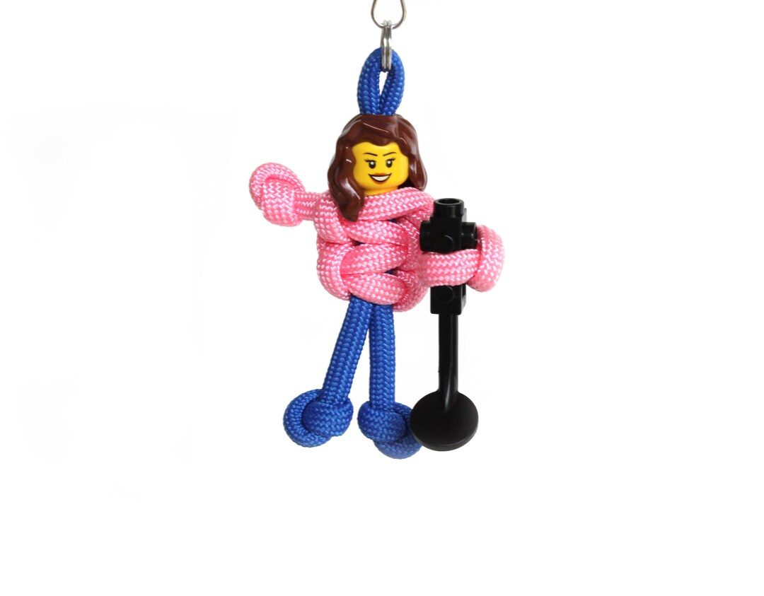 Metal Detectorist, Female Keychain, Treasure Hunter Zipper Pull, Metal