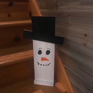 Placa interna reversível de espantalho/boneco de neve, feita sob encomenda