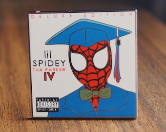 Spider-Man Lil Wayne Enamel Pin | Marvel Hip-Hop Mashup | Gamer Pin | Mr. Pins