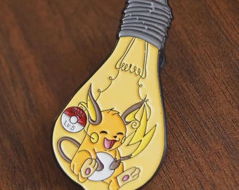 ライチュウ電球ソフトエナメルピン - 2.2