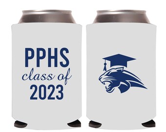 Custom Graduation Can Coolers, Personalized Graduation Coolers, Custom Can Coolers as Favor, Personalized Can Coolers For Graduation (217)