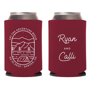 Custom Wedding Favors Can Coolers, Wedding Favors Can Coolers, Wedding Can Cooler Favors, Custom Can Cooler Favors (155)