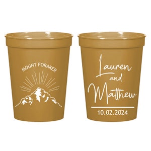 Wedding Stadium Cups Favors, Custom Wedding Venue Stadium Cups, Stadium Cups Wedding Favor, Custom Wedding Stadium Cups, Custom Cups (209)