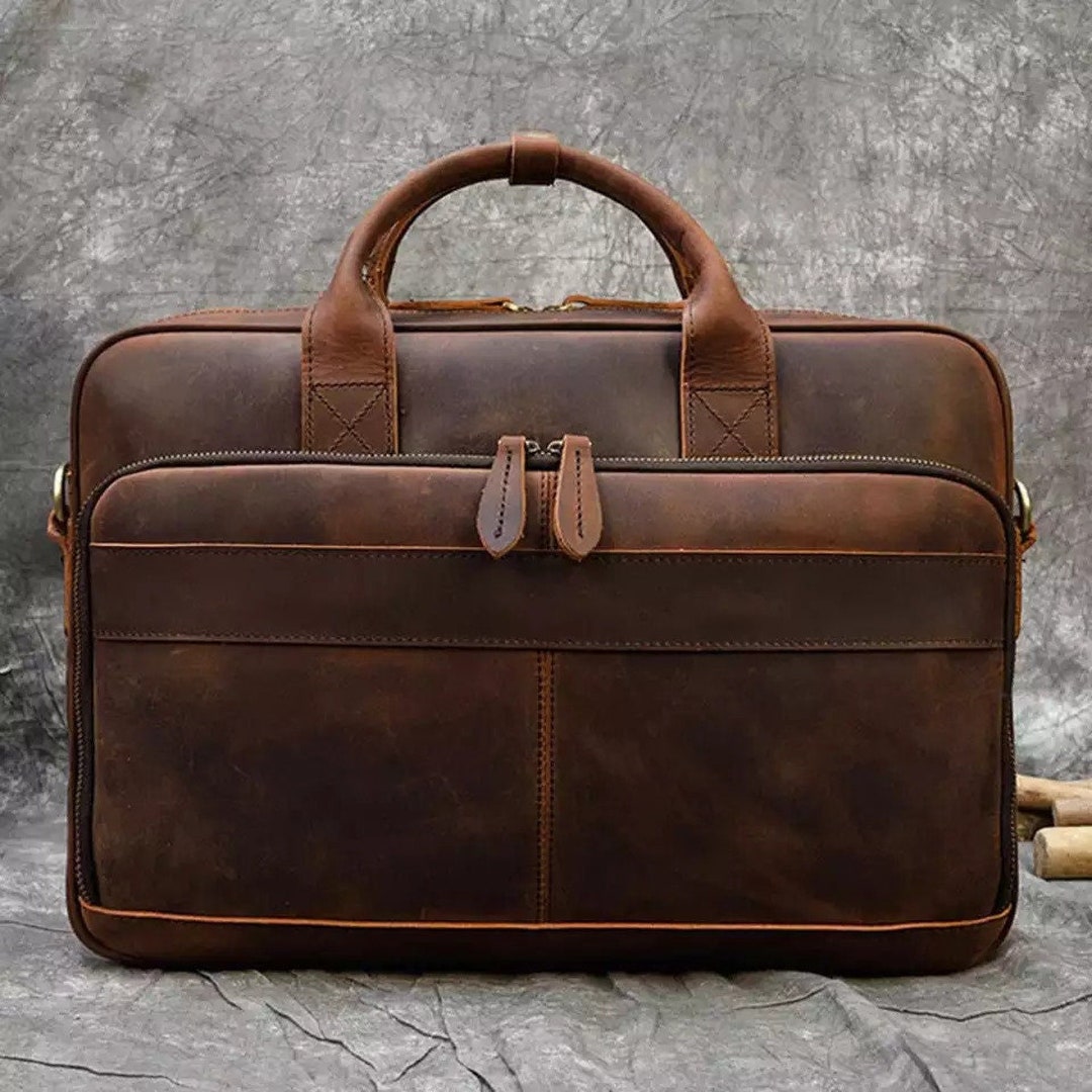 Custom Leather Laptop Bag Custom Leather Laptop Bag for - Etsy