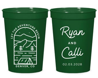 Wedding Favors Stadium Cups, Custom Plastic Cups for Celebrations