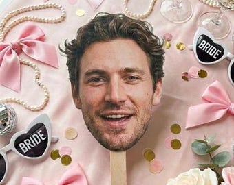 Abanico con recorte facial, abanico con foto personalizada, abanico de mano personalizado, abanico con rostro para bodas, abanicos con rostro para fiestas, abanico con rostro para despedidas de soltera, abanico con recorte facial para cumpleaños