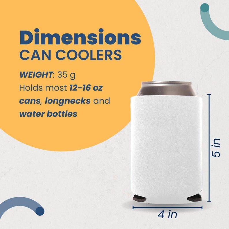 Personalized Wedding Can Cooler, Customized Wedding Favors, Beverage Insulators, Beer Huggers, Huggies, Wedding Shower, Rehearsal Gift (139) image 10
