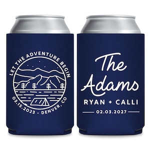 Wedding Favors Wedding Can Cooler Favors, Custom Wedding Can Coolers, Custom Wedding Beer Huggers, Personalized Can Coolers (156)