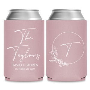 Can Cooler Favors, Can Cooler Wedding Favor, Custom Beer Hugger, Beer Insulators Wedding Favors, Personalized Can Cooler Wedding Favor (148)