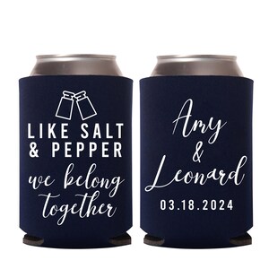 Personalized Wedding Favors, Custom Can Coolers Favor, Customized Can Coolers as Favors, Custom Wedding Can Coolers Gifts (210)