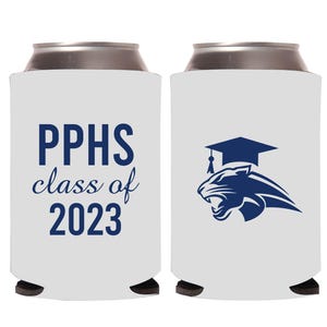 Custom Graduation Can Coolers, Personalized Graduation Coolers, Custom Can Coolers as Favor, Personalized Can Coolers For Graduation (217)
