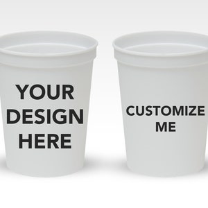 Custom Wedding Stadium Cups, Custom Stadium Cup Wedding Favors, Plastic Cups Wedding Favors, Custom Wedding Plastic Cups, Plastic Cups 139 image 2