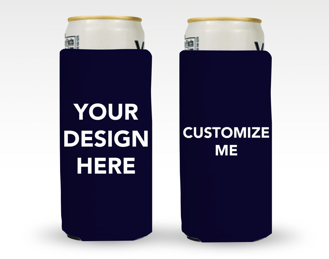 Customized Slim Can Coolers, Personalized Slim Can Coolers, Slim Can