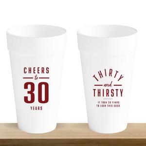 Birthday Foam Cups, Custom Birthday Foam Cups, 20oz Personalized Foam Cups, Customized Foam Cups for Birthday, Birthday Party Foam Cups (37)