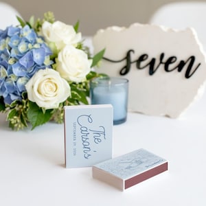 Wedding Venue Matchboxes, Custom Matchboxes Wedding Favors, Personalized Wedding Venue Matchbox Favors, Custom Matchbox Wedding Favors (331)