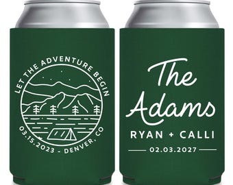 Personalized Can Coolers, Custom Can Coolers, Customized Can Coolers, Customized Cooler Favors, Customized Beer Huggers as Party Favor (156)