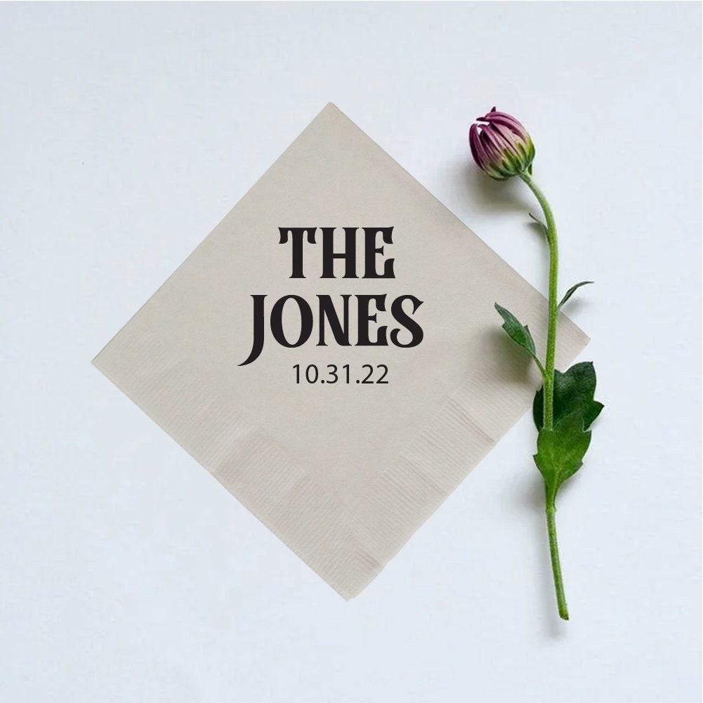 Custom Wedding Napkins, Wedding Custom Napkin Favors, Wedding Paper Napkins, 2ply Paper Napkins, Personalized Napkins Wedding Favors (131)