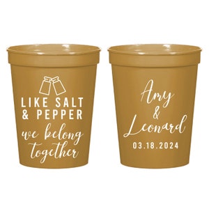 Personalized Wedding Favors, Custom Stadium Cup Favor, Customized Stadium Cups as Favors, Custom Wedding Stadium Cups Gifts (210)