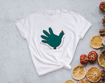Thanksgiving Vibes T-Shirt, Nurse Life T-Shirt, Thanksgiving Tee for Nurses, Custom Nurse Thanksgiving T-Shirt, Custom Grateful T-Shirt (36)