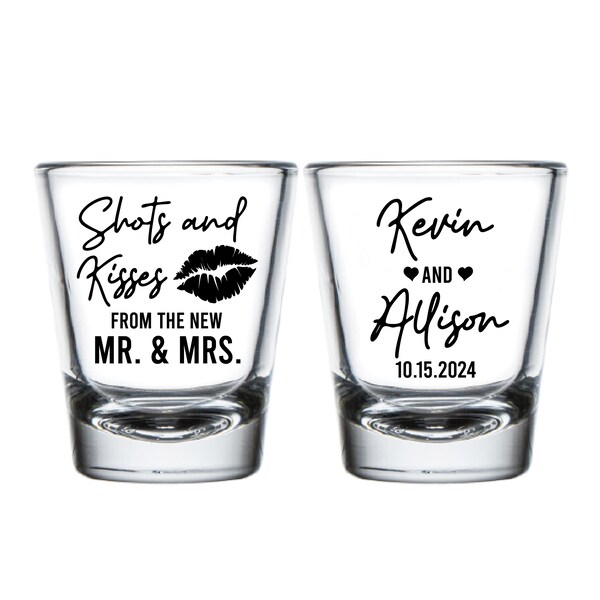 Wedding Shot Glasses - Etsy