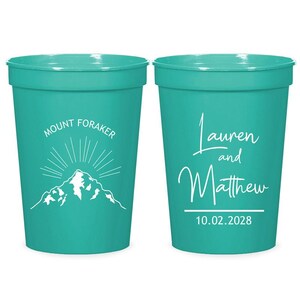 Customized Wedding Stadium Cups Favor, Personalized  Venue Illustration Stadium Cups Wedding Favor, Personalized Wedding Stadium Cups (208)