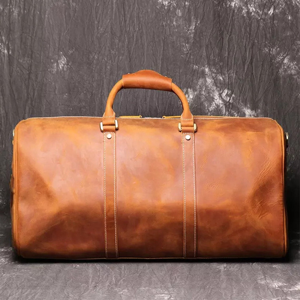Duffle Bags for Men Leather Duffle Bag for Guys Custom Etsy