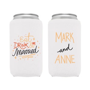 Full Color Neoprene Can Coolers, Custom Full Color Neoprene Cooler, Personalized Neoprene Can Cooler Favor, Full Color Neoprene Hugger (294)