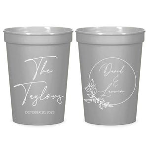 Tazze da stadio personalizzate per matrimoni, Tazze da birra personalizzate in plastica per matrimoni, Bomboniere personalizzate per tazze da stadio per matrimoni, Bomboniere personalizzate (146)