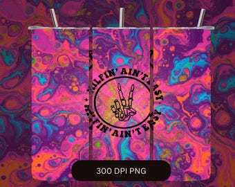MIFIN AINT EASY Png, Tumbler Wrap, png Vorlage, Sublimation, Dfy
