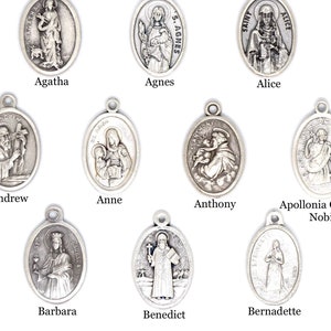 Patron Saint Charms | Add on to a Rosary Purchase | Patron Saint Charms for Confirmation | Patron Saint Medals | Religious Medals
