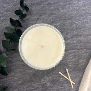 Melatonin Molecule, White Tea Soy Candle, Sweet Dreams, Essential Oil, Unique Candle, Aromatherapy Gift, Chemistry Gift, MOL image 3