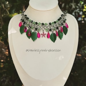 Collana in maglia di ferro Fairycore: gioielli cosplay in acciaio inossidabile