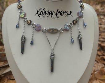 Naszyjnik ze stali nierdzewnej "Las Czarownic"