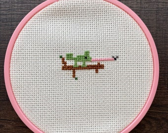 Chameleon Cross Stitch Pattern