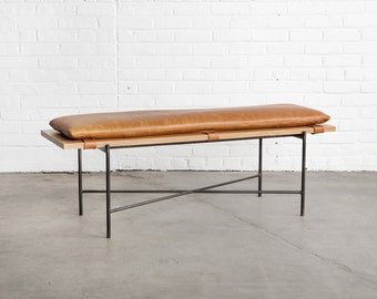 woven leather bench iron highline bench leather bench etsy woven leather bench iron highline bench leather bench etsy