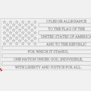 Pledge of Allegiance SVG
