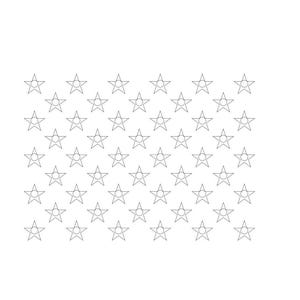 União de 50 estrelas com ranhuras de 9 mm