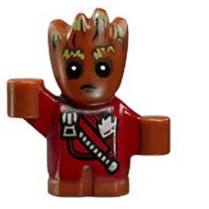 Baby Groot Leaf Variety Minifigure Building Blocks Etsy