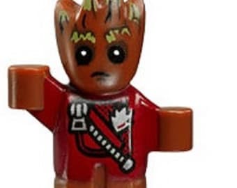 Variété de feuilles Baby Groot Blocs de construction pour figurines