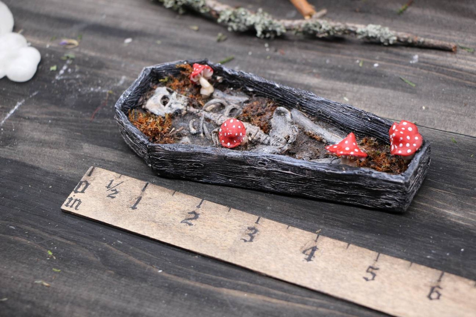 Magic mushrooms coffin Original customized Halloween gift Etsy