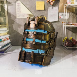 Dead Space Remake Inspired Helmet Wearable 3D Printed Prop