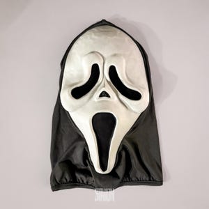 スクリーム1 KNB ゴーストフェイス風ラテックスマスク（バラクラバ付き）
