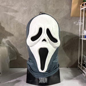 Scream 1 KNB Ghostface Inspired Latex Mask with Balaclava