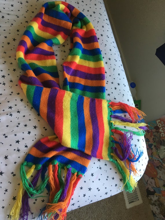 Vintage Rainbow Scarf
