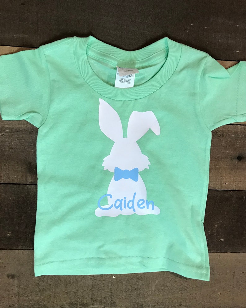 Custom Personalized Easter Bunny Shirts Easter Bunny Kids Easter Shirts Toddler Easter Shirts Easter Pastel Easter Shirts for Kids