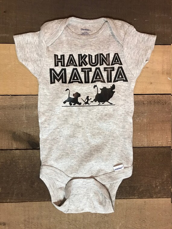 hakuna matata onesie